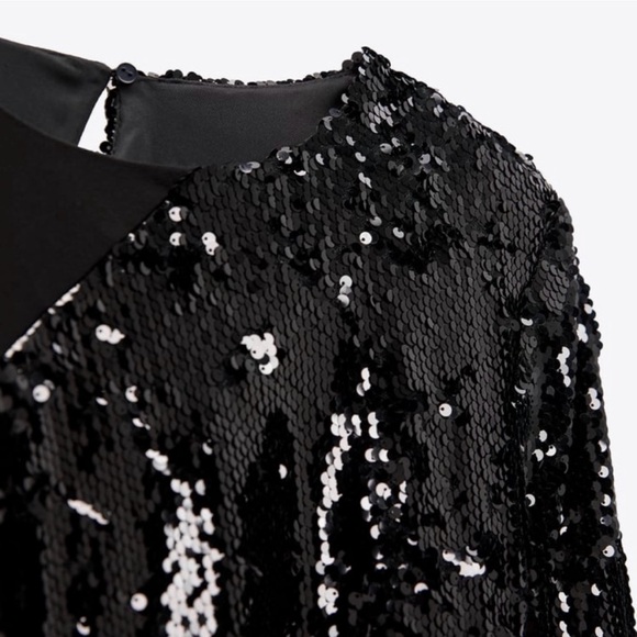 ZARA SEQUENCE MINI DRESS - S2521 - Picture 5 of 7